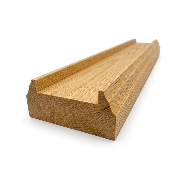 Oak Lacquered Finish Baserails 41MM Slot
